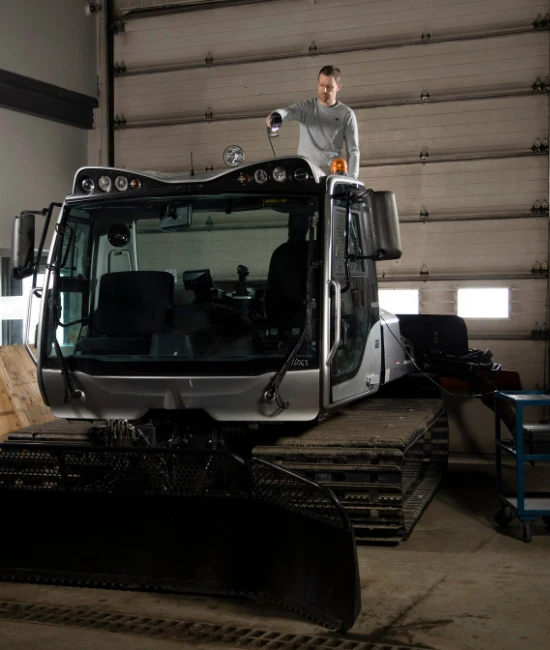 Pistenfahrzeug 3D Scan