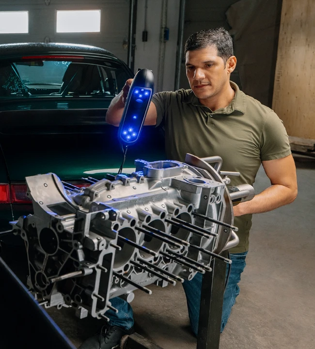 Qualitätskontrolle und -Sicherung mit HandyScan 3D Pro